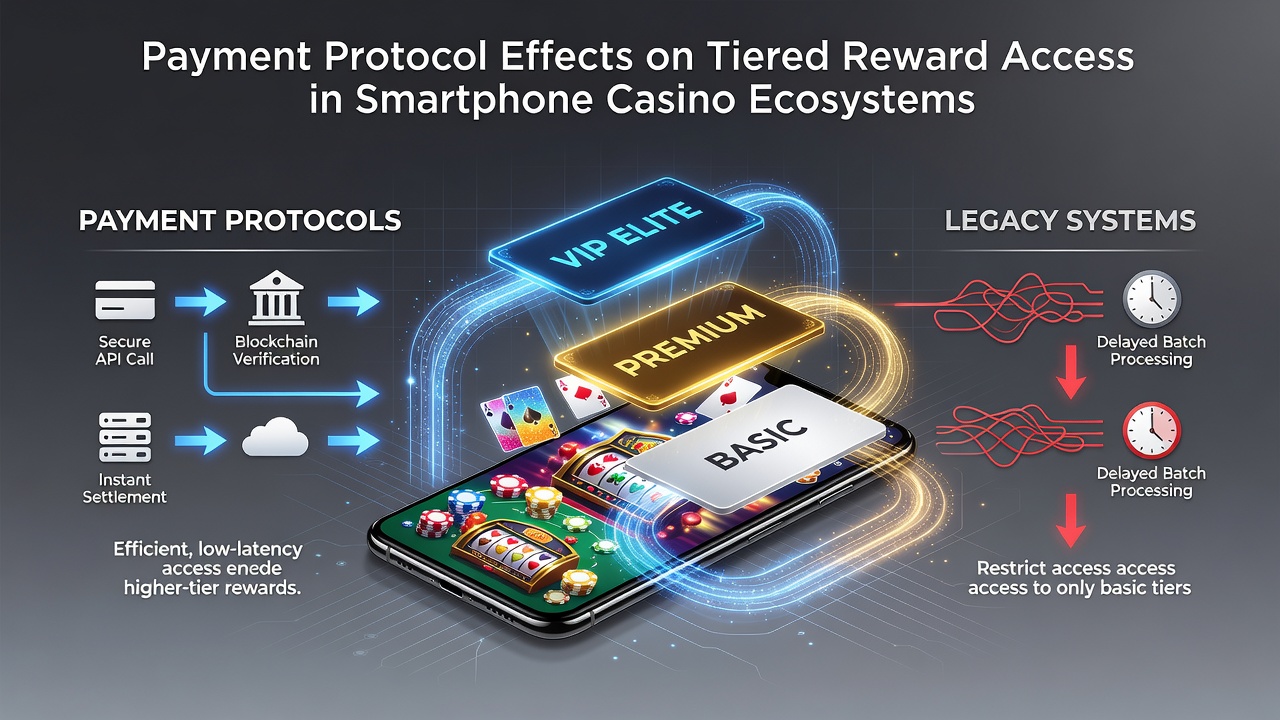 Smartphone screen displaying casino app payment interface with tiered reward icons