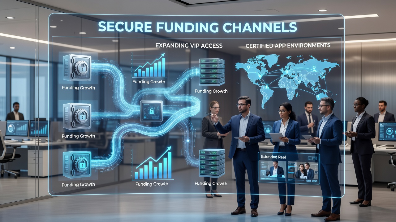 Mobile app interface illustrating extended reel session timers linked to verified funding status for VIP users